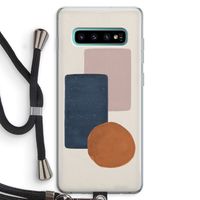 Geo #3: Samsung Galaxy S10 Plus Transparant Hoesje met koord