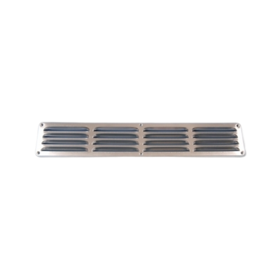 Aluminium Schoepenrooster Opbouw 500 X 90mm - Alu (1-5009a)