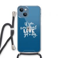 Partner in crime: iPhone 13 mini Transparant Hoesje met koord