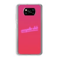 Vice Glow: Xiaomi Poco X3 NFC Transparant Hoesje