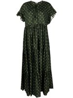 P.A.R.O.S.H. robe Clois longue - Vert