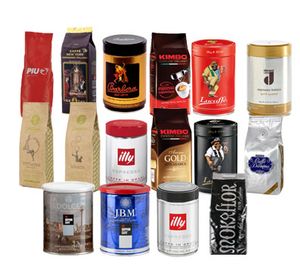 Proefpakket koffiebonen 16 soorten ( 4 kg )
