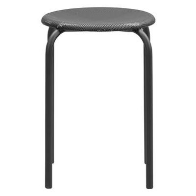 Kruk Lot - zwart - 45xØ29,5 cm - Leen Bakker
