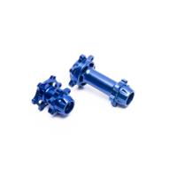 Losi - Aluminium Hub Set, Machined Blue: Promoto-MX (LOS362001) - thumbnail