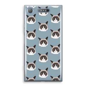 It's a Purrr Case: Sony Xperia XZ1 Transparant Hoesje