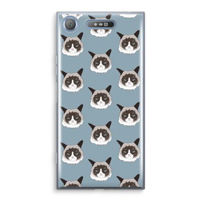 It's a Purrr Case: Sony Xperia XZ1 Transparant Hoesje