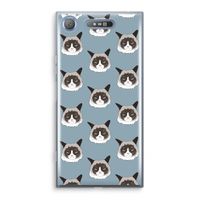 It's a Purrr Case: Sony Xperia XZ1 Transparant Hoesje