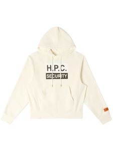 Heron Preston hoodie Security à logo imprimé - Tons neutres