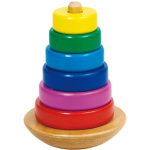 Houten Stapeltoren Kleur, 8dlg.