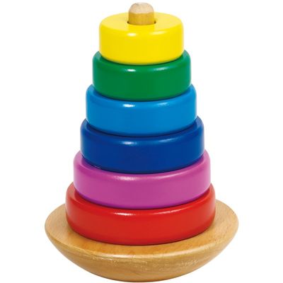 Houten Stapeltoren Kleur, 8dlg.