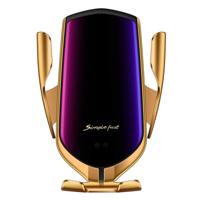 R1 intelligente infrarood sensor auto draadloze oplader (goud)