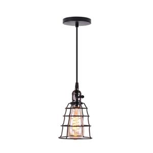 Homestyle Pro MK005-B Industriële Hanglamp 12x20 cm Zwart/Metaal