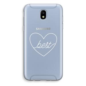 Best heart pastel: Samsung Galaxy J5 (2017) Transparant Hoesje