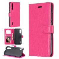 Voor Xiaomi mi a2 Crazy Horse textuur horizontale Flip lederen draagtas met houder & kaartsleuven & portemonnee & fotolijstjes (Rose rood)