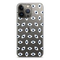 Eyes pattern: iPhone 13 Pro Transparant Hoesje