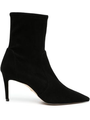 Stuart Weitzman bottines en daim 80 mm - Noir