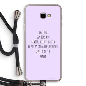 GSM: Samsung Galaxy J4 Plus Transparant Hoesje met koord