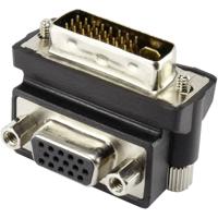 Renkforce RF-4128855 DVI / VGA Adapter [1x DVI-stekker 24+5-polig - 1x VGA-bus] Zwart