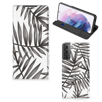 Samsung Galaxy S21 Plus Smart Cover Leaves Grey