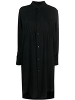 MM6 Maison Margiela robe-chemise à lien de resserrage - Noir - thumbnail