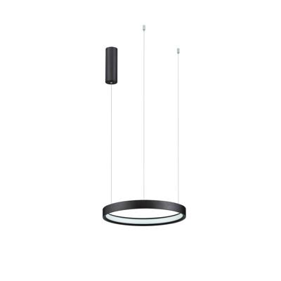 Lyora Strakke hanglampPerrine Ø 40cm koffie bruin - 9345647