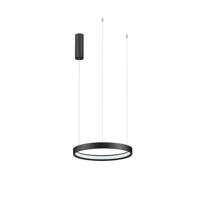 Lyora Strakke hanglampPerrine Ø 40cm koffie bruin - 9345647