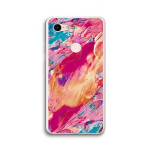 Pastel Echoes: Google Pixel 3 XL Transparant Hoesje