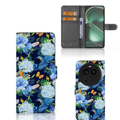 Telefoonhoesje | Met pasjeshouder | voor OPPO Find X6 Pro IJsvogel