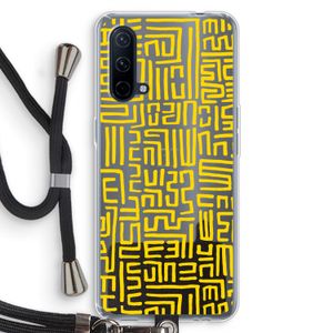 Majorelle Blue Print: OnePlus Nord CE 5G Transparant Hoesje met koord