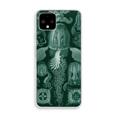 Haeckel Cubomedusae: Pixel 4 Transparant Hoesje