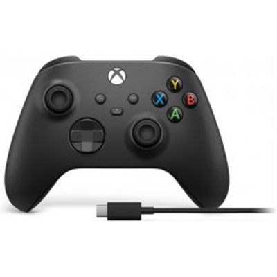 Microsoft Xbox Wireless Controller zwart + USB-C kabel