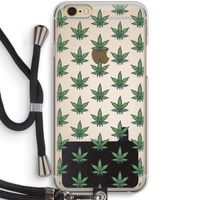 Weed: iPhone 6 / 6S Transparant Hoesje met koord