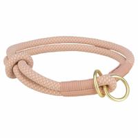 Trainingshalsbanden voor honden Trixie Soft Rope Roze L/XL 55 cm