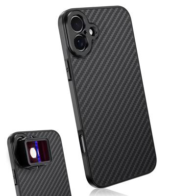 MOJOGEAR 17mm lens case voor iPhone 16 Plus - Carbon