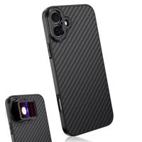 MOJOGEAR 17mm lens case voor iPhone 16 Plus - Carbon MOJOGEAR 17mm lens case voor iPhone 16 Plus - Carbon