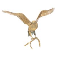 Decoratie adelaar - goud - metaal - H52,5 cm - dieren/vogel beelden - modern