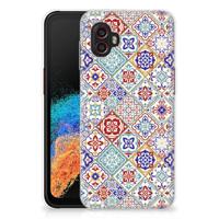 Samsung Galaxy Xcover 6 Pro | TPU | Siliconen hoesje | Tiles Color