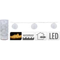 Party Lighting Waterproof LED Lampions 20 Lampjes Wit - thumbnail