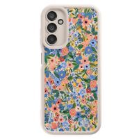 Samsung Galaxy A14 beige case - Floral garden