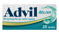 Advil Reliva Liquid Capsules 200 mg - voor pijn en koorts
