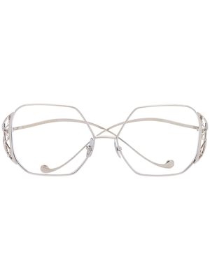 ANNA-KARIN KARLSSON lunettes de vue à monture géométrique - Argent