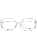 ANNA-KARIN KARLSSON lunettes de vue à monture géométrique - Argent
