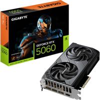Gigabyte Nvidia GeForce RTX 5060 Videokaart GeForce RTX 5060 8 GB GDDR7-RAM PCIe x8 NVIDIA G-Sync , Overclocked, Vulkan, Zero-Fan-Modus - thumbnail