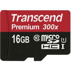 Transcend 16GB microSDHC Class 10 UHS-I flashgeheugen MLC Klasse 10