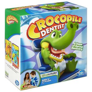 Hasbro kinderspel Krokodil Met Kiespijn junior 26 cm groen