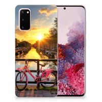 Samsung Galaxy S20 Siliconen Back Cover Amsterdamse Grachten