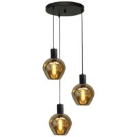Masterlight HanglampBounty 3-lichts smoke glas - 2472-05-05-35-3-3