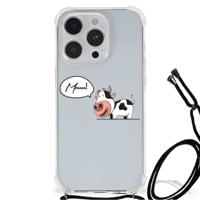iPhone 14 Pro Max Stevig | Bumper Hoesje | Cow