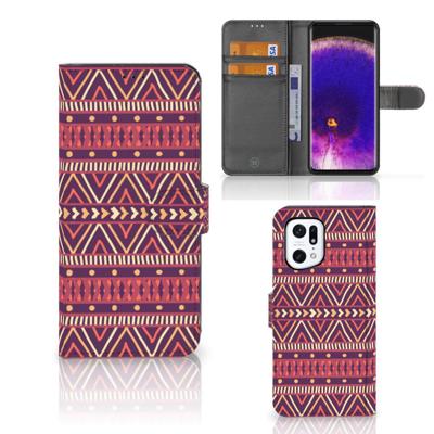 OPPO Find X5 Pro | Telefoon Hoesje | Aztec Paars