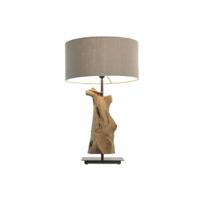 Bureaulamp Home ESPRIT Zwart Beige Natuurlijk 50 W 220 V